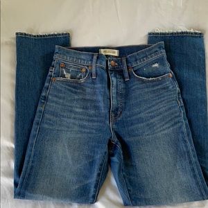 Madewell Classic Straight Selvedge, size 25